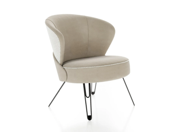 LINEAR SHORE - Upholstered fabric easy chair by Liu Jo Living Collection - view 2